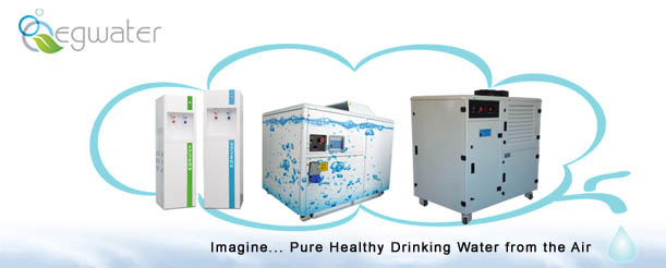EGWater offers alternative source of healthy drinking water from the air